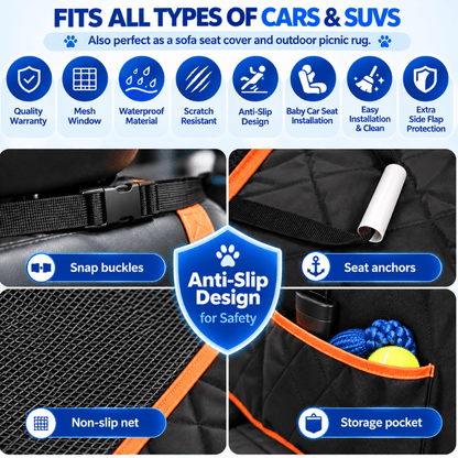 HealtheNest™ Waterproof Pet Car Seat Protector